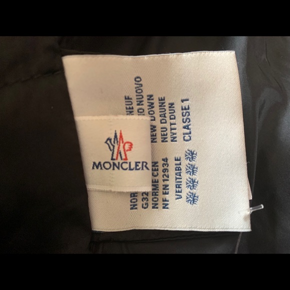 Moncler Black Mixed Media Down Puffer Wool Panel - Picture 13 of 16